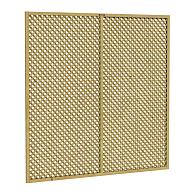 Trellis scherm Jasmijn 180 Excellent, 180x180 cm, groen geïmpregneerd