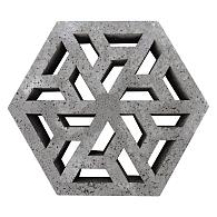 Eco Tegel Waterpasserend 37,5x37,5x7 cm Antraciet
