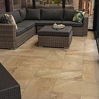 Keramische tegel Messina Oro Tre 40x80x3 cm