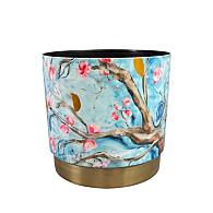 Pot blossom d23h21cm blauw