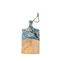 Kaasplank blossom blue 25x13x2cm