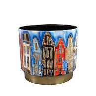 Pot canalhouses d18h16cm rood