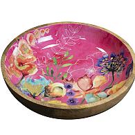 Schaal fiesta d31h7cm fuchsia