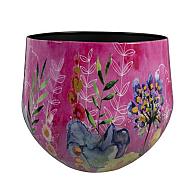Pot fiesta d33h28cm fuchdia