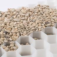 Grindmat ECCOgravel 30 SINGLE wit ca. 120x80x3 extra sterk