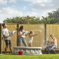 Tuinscherm Verticaal Elan 180 Excellent, 180x180 cm, groen geïmpregneerd