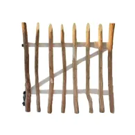 Schapenhek looppoortje, hazelaar, 100x100 cm inclusief beslag en 2 steunpalen