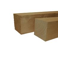 Douglas fijnbezaagde paal 12x12x400 cm, onbehandeld
