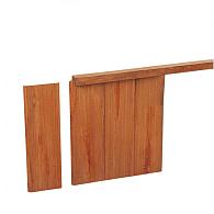 Azobe Hardhouten geschaafde damwand 3.0x20.0x250 cm (werkend 18.5 cm)