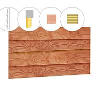 Douglas Zweeds rabat 1 zijde geschaafd, 1 zijde fijnbezaagd 1.0-2.1x16.5x300 cm, onbehandeld