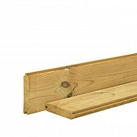 Douglas geschaafd blokhutprofiel 2.8x19.5x224 cm, onbehandeld