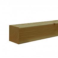 Douglas geschaafde paal 12x12x500 cm, groen geïmpregneerd