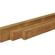 Grenen geschaafde regel 1.9x7.0x180 cm, groen geïmpregneerd