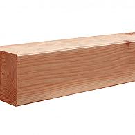 Douglas geschaafde paal duplo verlijmd 14x14x240 cm, onbehandeld
