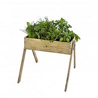 Minigarden junior grenen 45x53x60 cm (HxBxD), groen geïmpregneerd