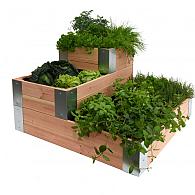 Douglas minigarden hoekmodel 100x100x60 cm, onbehandeld