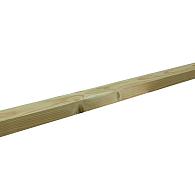 Douglas geschaafde afdekkap met sponning (6.1x1 cm) 4.2x8.5x180 cm, groen geïmpregneerd