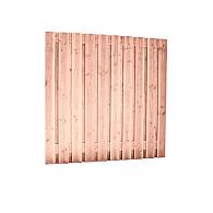 Douglas geschaafd plankenscherm 21-planks 16 mm, 180x180 cm t.b.v. betonsysteem, onbehandeld