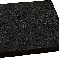 Rubber tegel 10x10x1 cm t.b.v. terrasmontagesysteem, 10 stuks