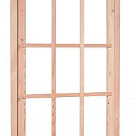 Douglas 9-ruits uitzetraam, 91x136 cm, onbehandeld