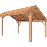 Douglasvision kapschuur Comfort 400x250 cm, kleurloos geïmpregneerd