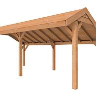 Douglasvision kapschuur Comfort 600x250 cm, kleurloos geïmpregneerd