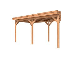 Douglasvision DHZ buitenverblijf 530x300 cm, kleurloos geïmpregneerd