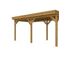 Douglasvision DHZ buitenverblijf 530x300 cm, groen geïmpregneerd