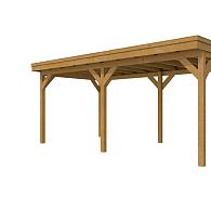 Douglasvision DHZ buitenverblijf 600x300 cm, groen geïmpregneerd