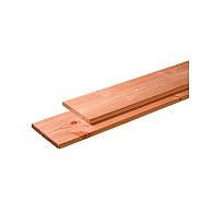 Douglas plank 1 zijde geschaafd, 1 zijde fijnbezaagd 2.8x19.5x300 cm, onbehandeld