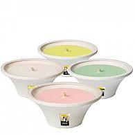 Vlamschaal wit d18h7,5 summer blossom