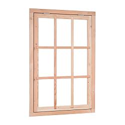 Douglas 9-ruits uitzetraam, 91x136 cm, onbehandeld
