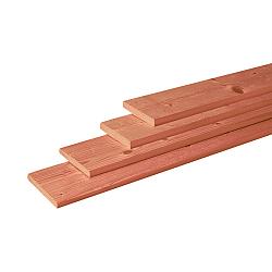 Douglas geschaafde plank 1.6x14x180 cm, groen geïmpregneerd