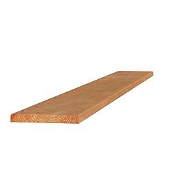 Douglas plank 1 zijde geschaafd, 1 zijde fijnbezaagd 2.8x19.5x300 cm, onbehandeld