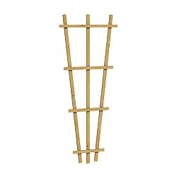 Grenen V-trellis 30-65x150 cm, groen geïmpregneerd