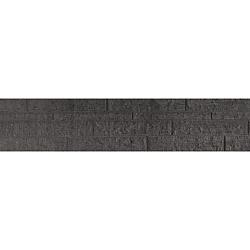 Betonplaat dubbelzijdig rotsmotief 36x3.5x184 cm, antraciet ongecoat