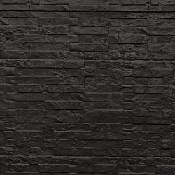 Betonplaat dubbelzijdig leisteenmotief 36x3.5x184 cm, antraciet gecoat