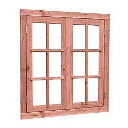 Douglas dubbel uitzetraam Prestige met dubbelglas, 112x120.5 cm, onbehandeld