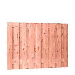Douglas geschaafd plankenscherm 19-planks 16 mm, 180x130 cm, onbehandeld