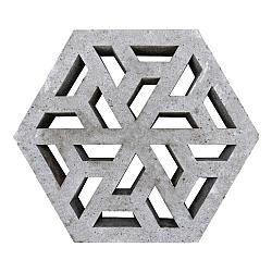 Eco Tegel Waterpasserend 37,5x37,5x7 cm Grijs