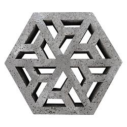 Eco Tegel Waterpasserend 37,5x37,5x7 cm Antraciet