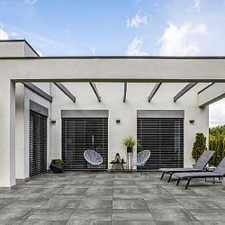 Geimpregneerd  Geborsteld SE Port Lligat SEmtt PL 32 grijs Gevlamd 60x60x4 cm