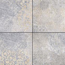 Cerasun Catania Decor Blue 60x60x4 cm