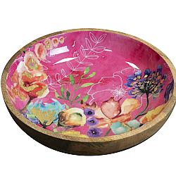 Schaal fiesta d31h7cm fuchsia