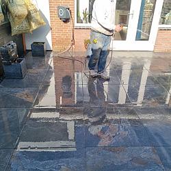 Keramische tegel Varese Antracite Tre 80x80x3 cm