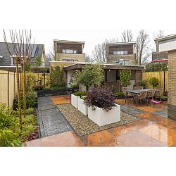 Peacock Copper 60x60x3 cm  Roest Genuanceerd