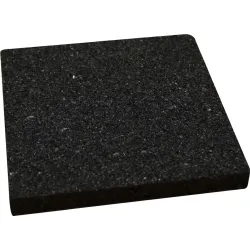 Rubber tegel 10x10x1 cm t.b.v. terrasmontagesysteem, 10 stuks