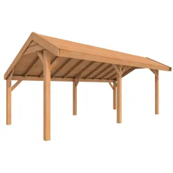 Douglasvision kapschuur Comfort 600x250 cm, kleurloos geïmpregneerd