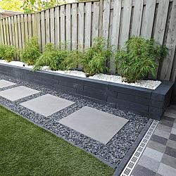 Betonbiels 12x20x120 cm Antraciet