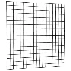 Gaaspaneel met maas 10x10 cm stekloos. 180x180 cm zwart